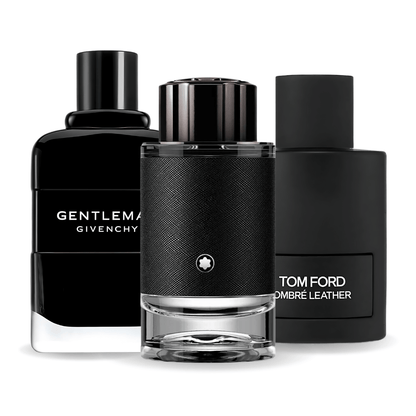 3 parfüm készlet Tom Ford Ombre Leather,  Givenchy Gentleman, Montblanc Explorer 100ml
