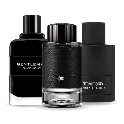 3 parfüm készlet Tom Ford Ombre Leather,  Givenchy Gentleman, Montblanc Explorer 100ml